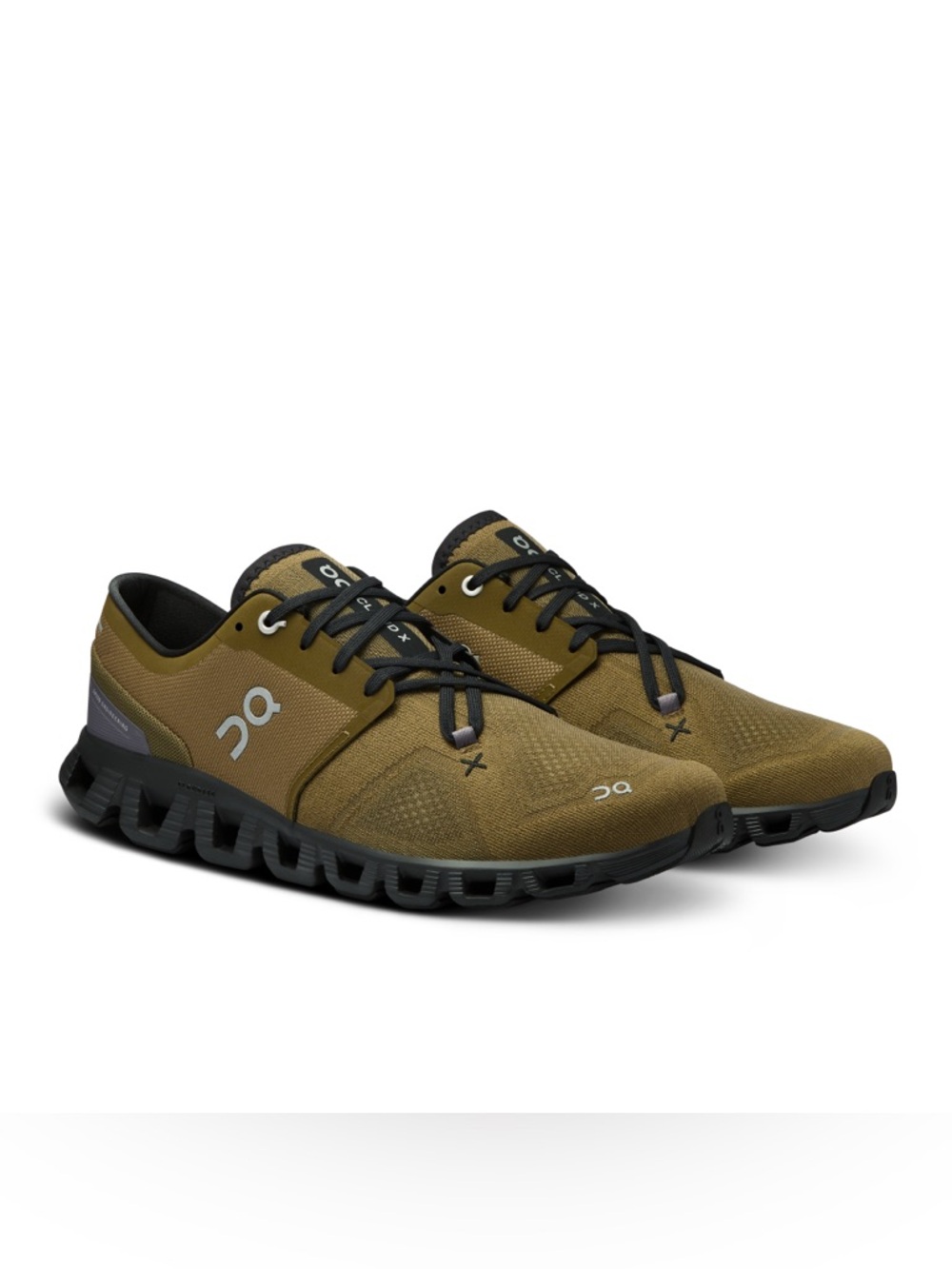 On Cloud X Men’s Size 12 Olive Training Shoes Athletic Sneakers EUC